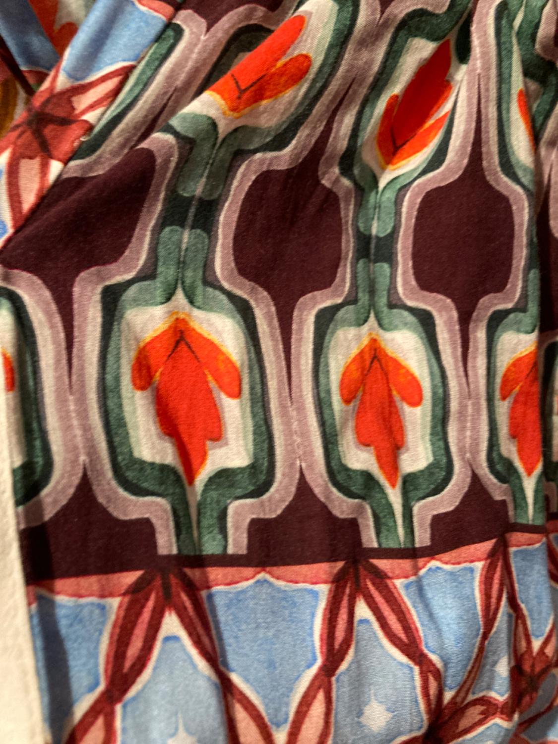 PRINTED PALAZZO TROUSERS - Image 4