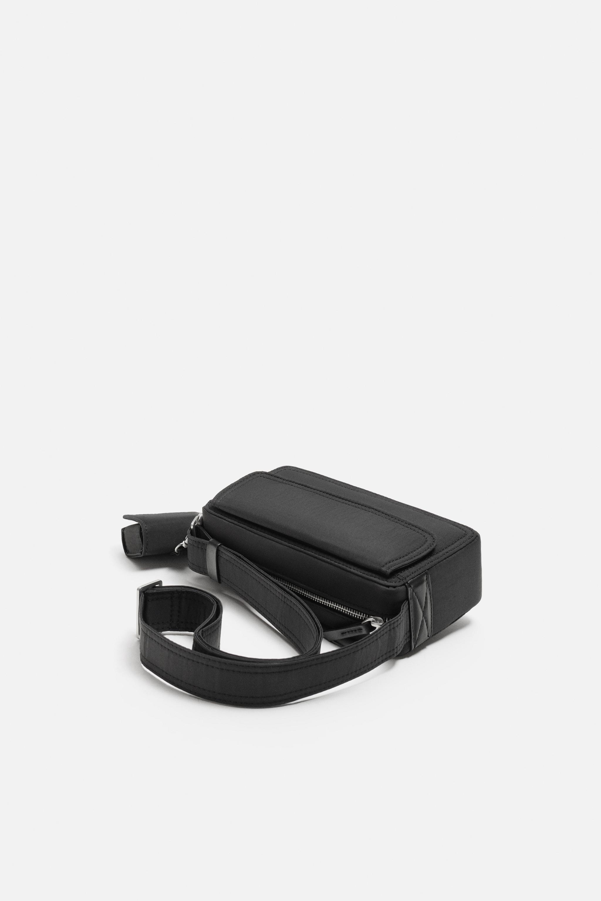 ナイロンクロスボディバッグ - ブラック | ZARA Japan / 日本