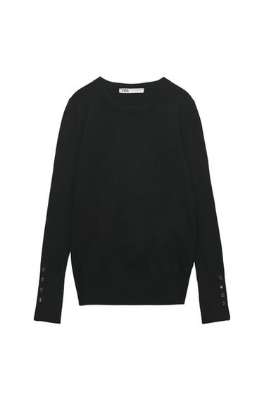 BASIC PLAIN KNIT SWEATER