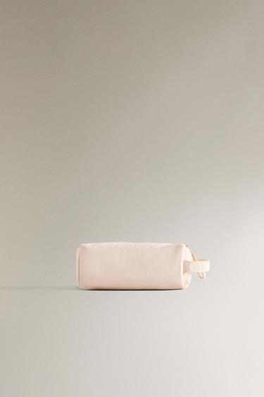 SMALL NYLON WASH BAG - Light Pink by Zara
