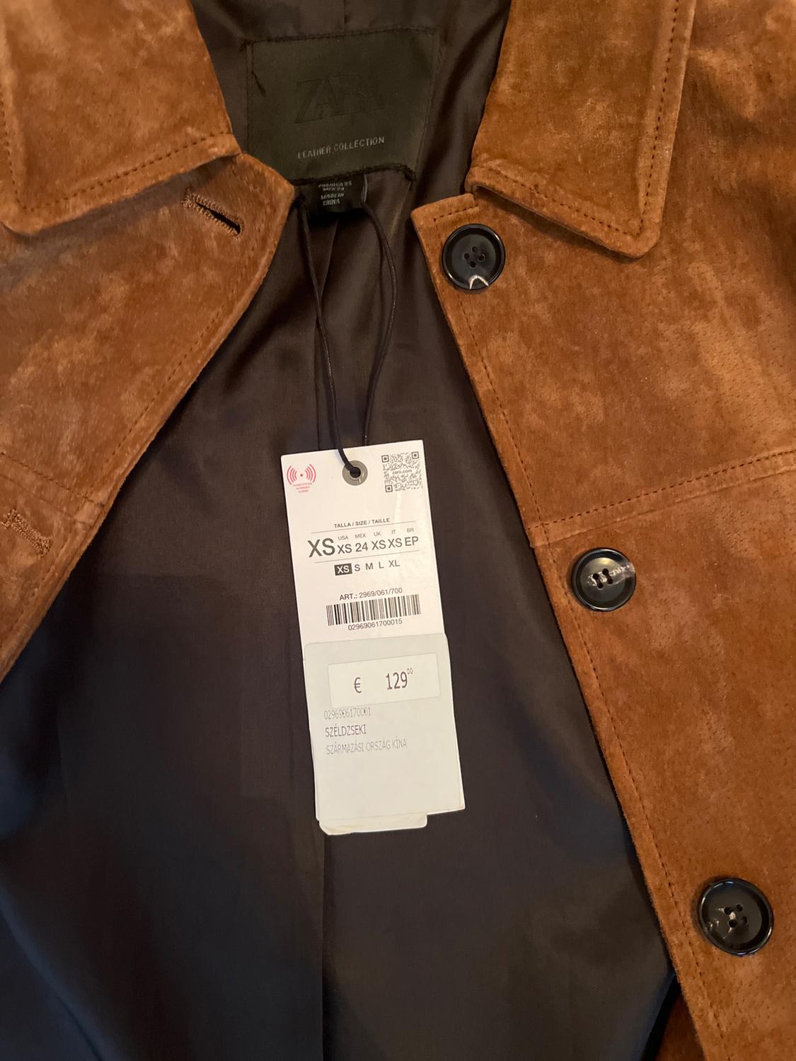 SUEDE LEATHER JACKET ZW COLLECTION LIMITED EDITION - Image 3