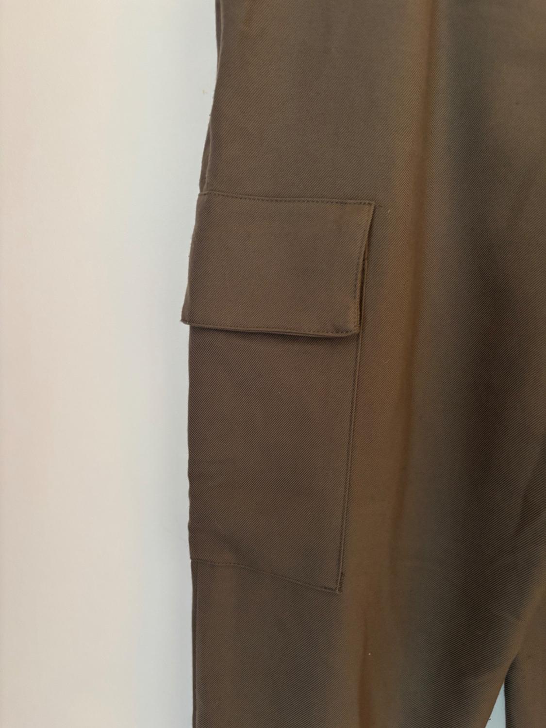 HIGH-WAIST CARGO TROUSERS - Image 4