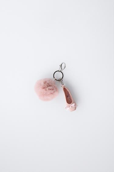 BALLET SHOE KEYRING - Pale pink by Zara - Image 0