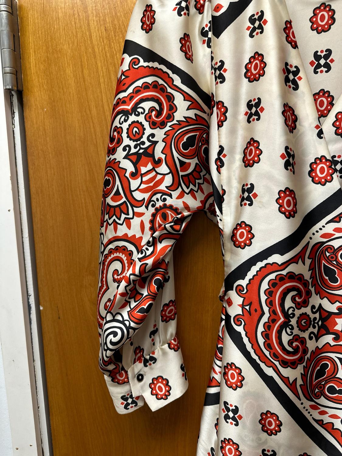 VESTIDO CRUZADO ESTAMPADO - Image 3