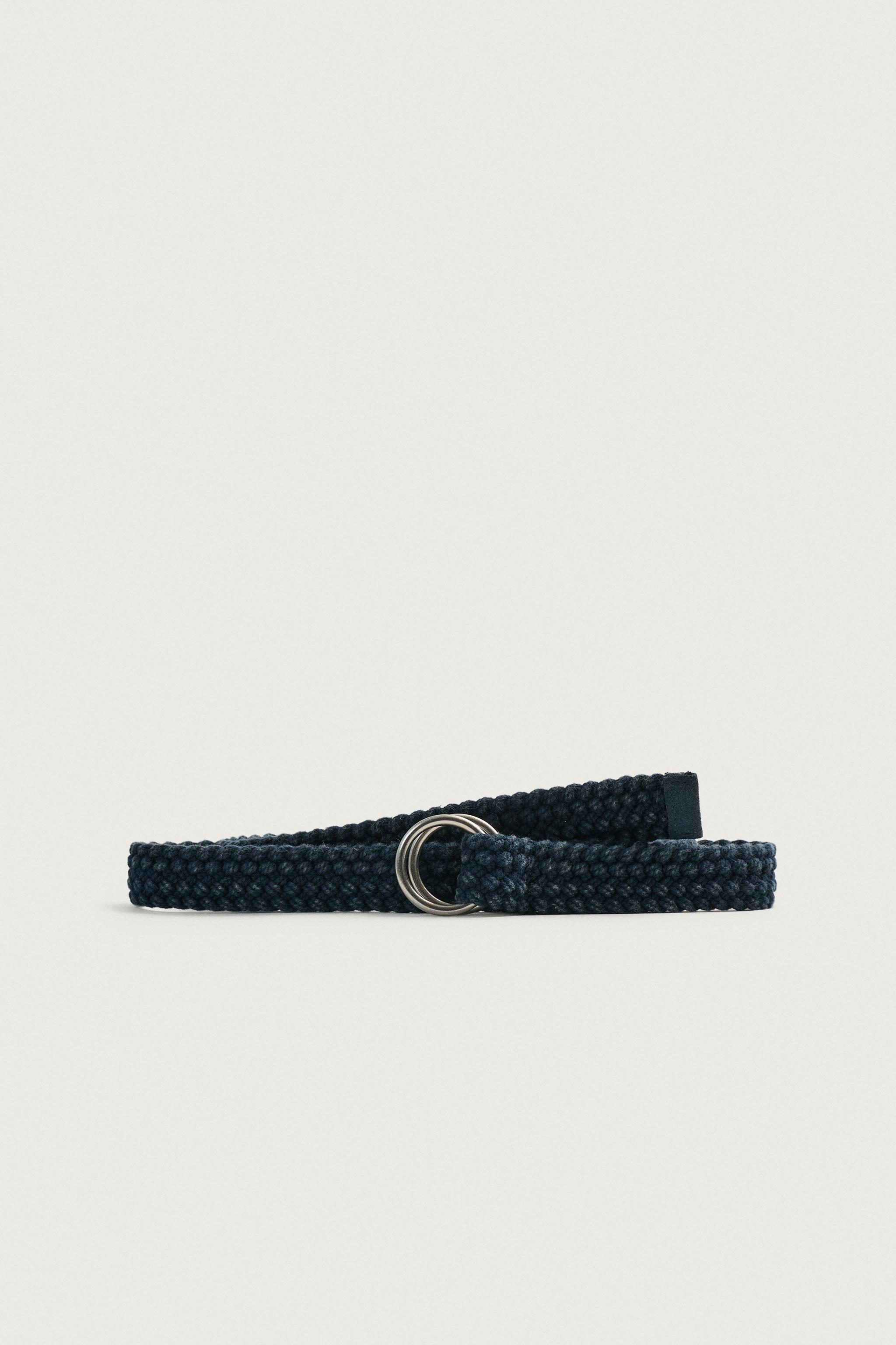 Мужские ремни Zara BRAIDED COTTON BELT — фото 3
