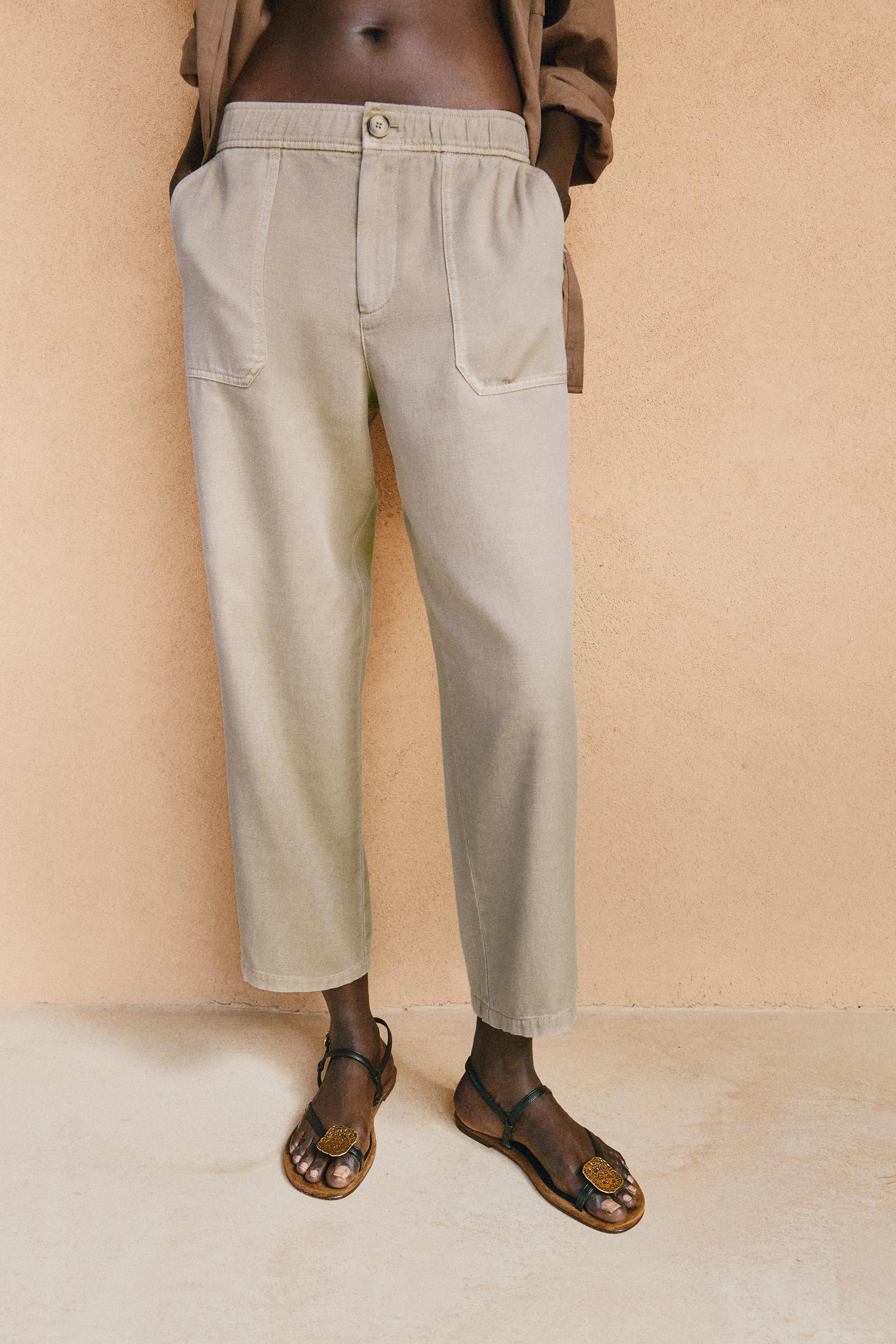 ELASTIC WAIST PANTS