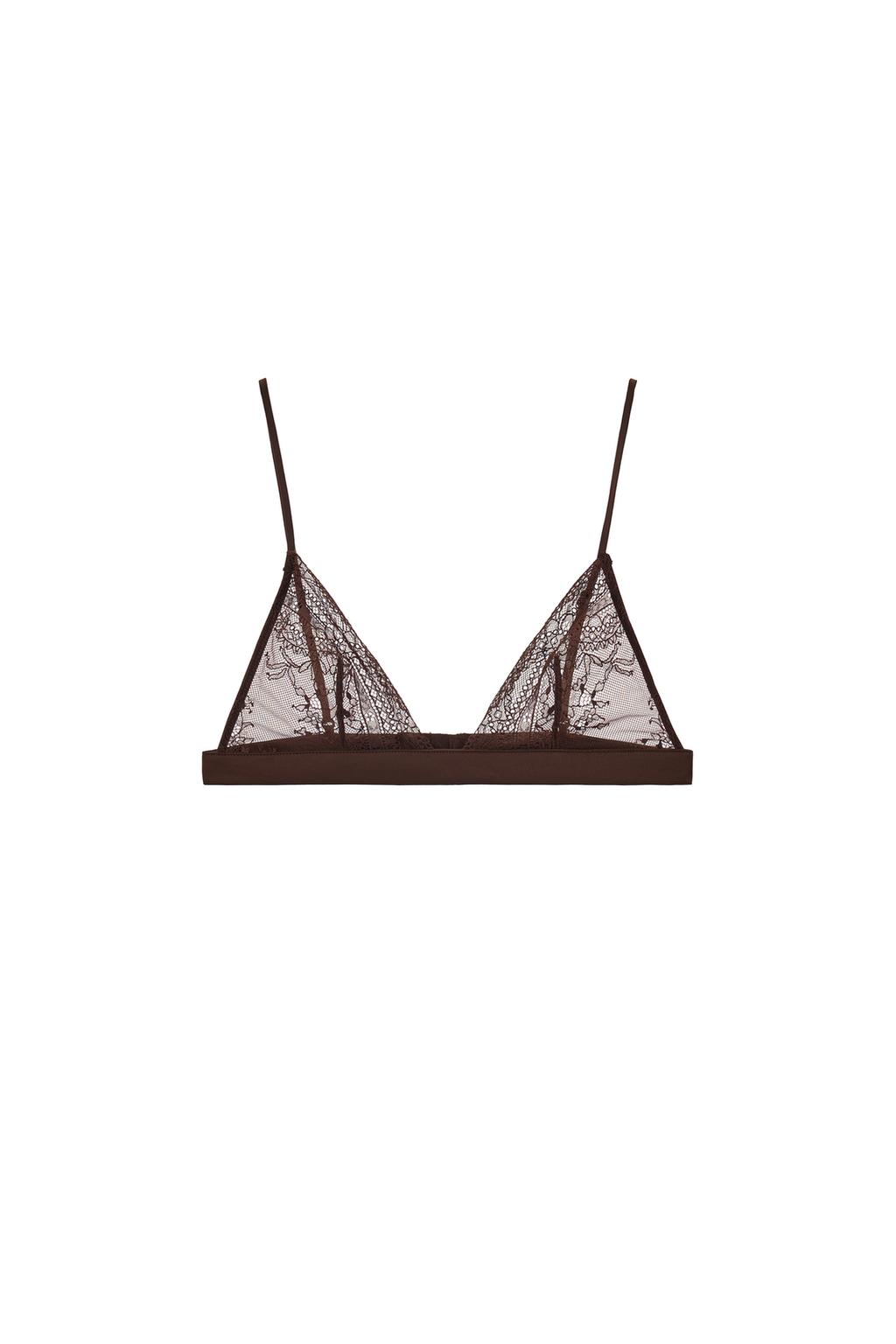 TRIANGLE LACE BRA - image 3