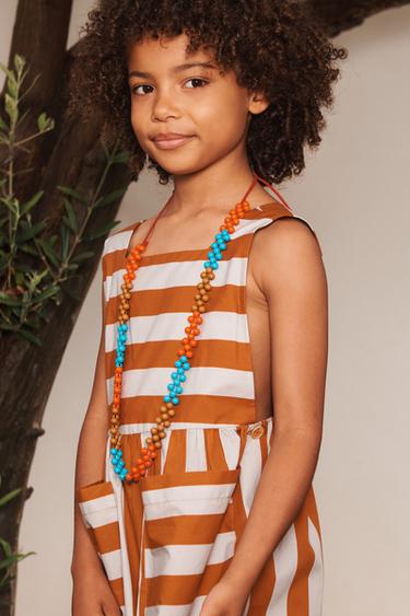 LIMITED EDITION STRIPED POCKET DRESS - Orange by Zara - Image 2