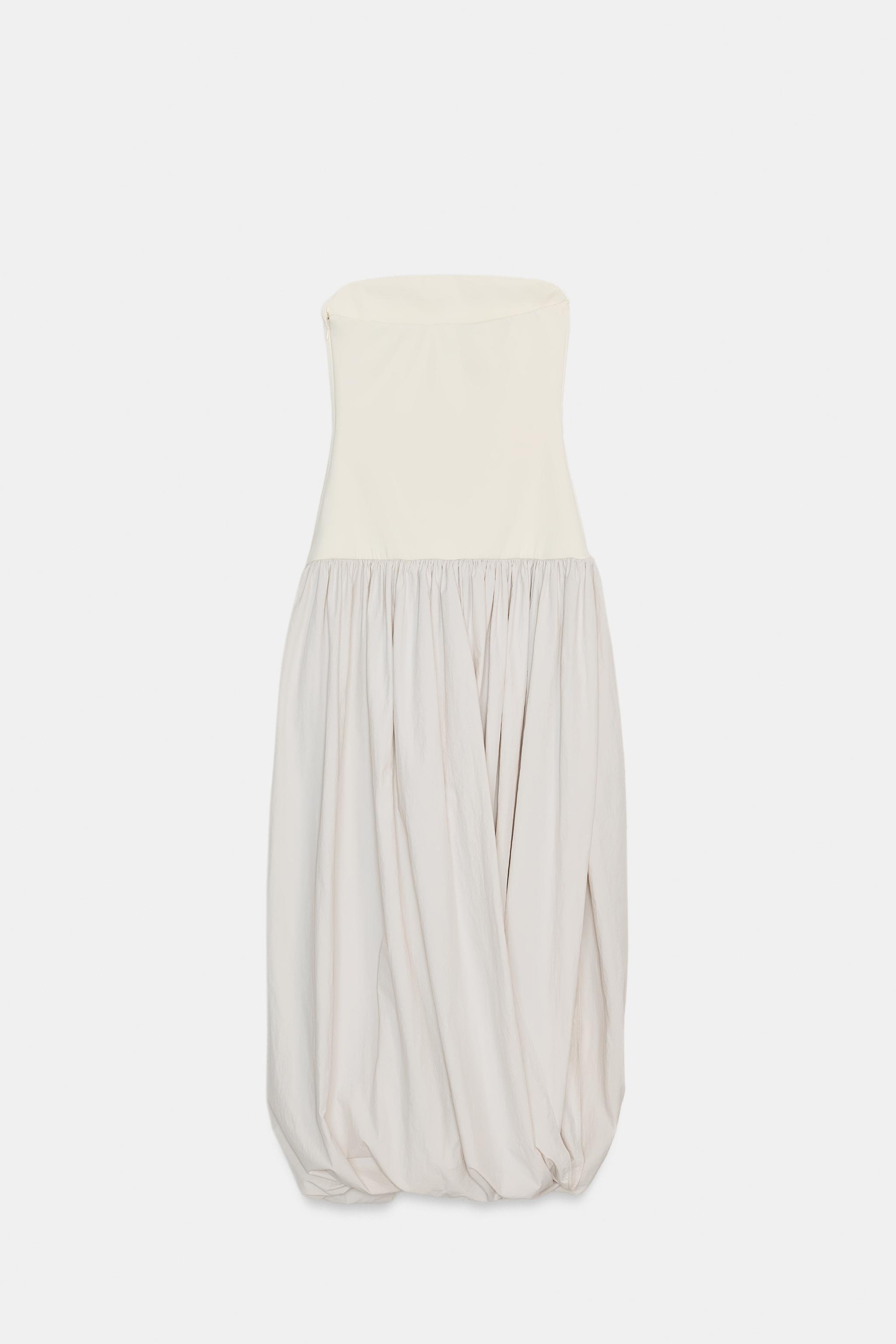 COMBINATION MIDI DRESS