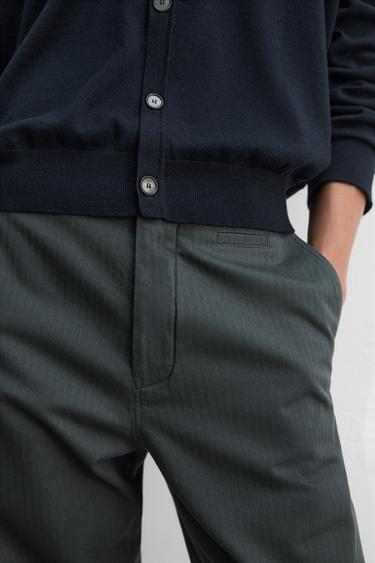 PANTALON DÉCONTRACTÉ COSTUME - Gris anthracite de Zara - Image 4