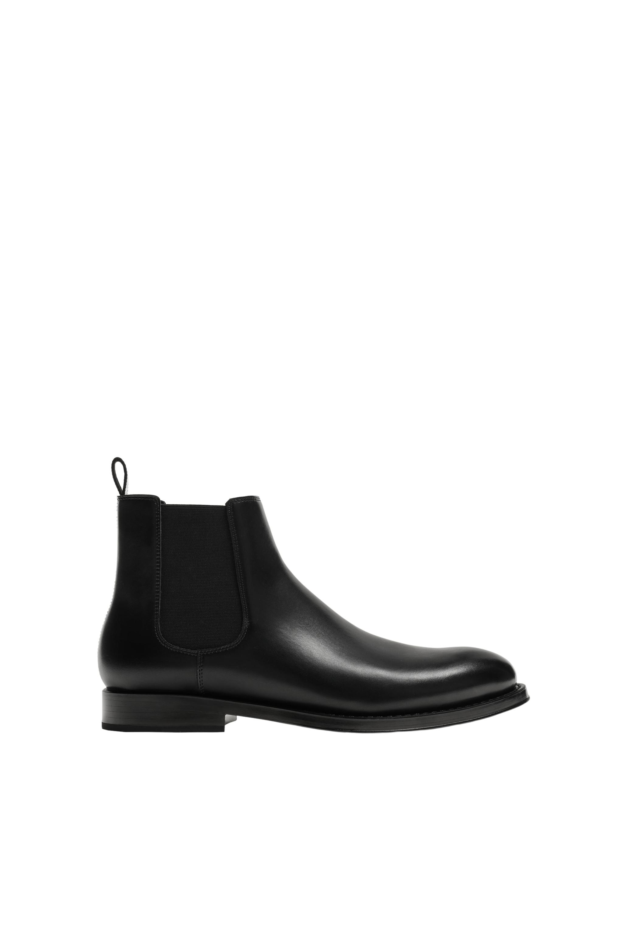 ZARA ブラック チェルシーブーツ43 ポインテッドトゥ チェルシーブーツ - ブラック | ZARA Japan / 日本