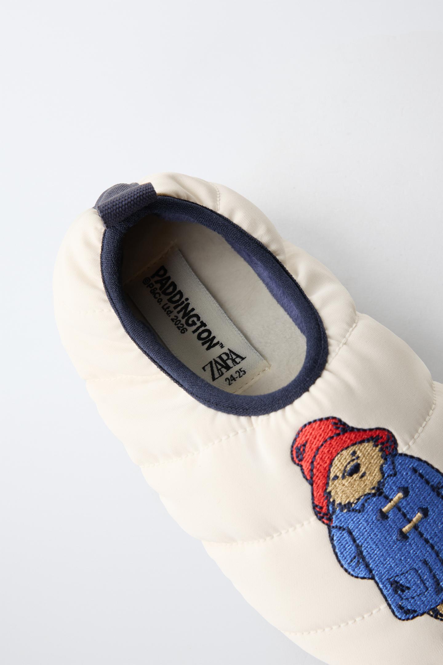 Детские тапочки Zara Paddington™ Padded, цвет: Белый — фото 7