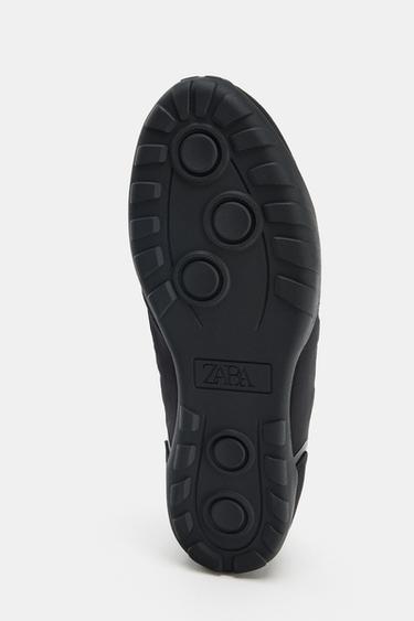 TWO-TONE DOUBLE STRAP BALLERINAS - Black by Zara - Image 5