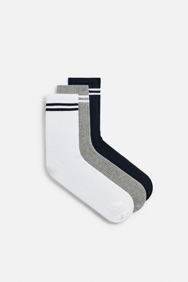 STRIPED SOCKS 3-PACK - various by Zara - Image 1