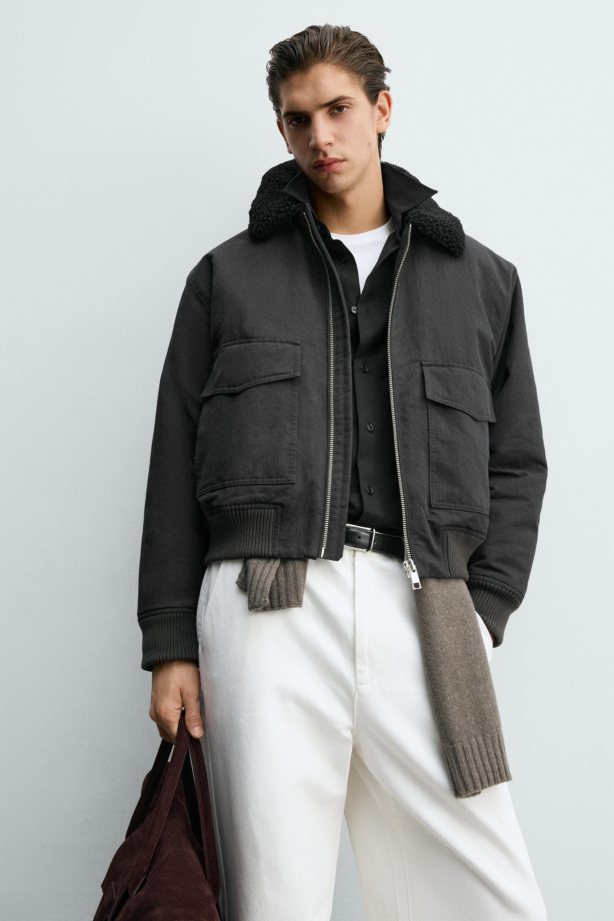COMBINATION BOMBER JACKET