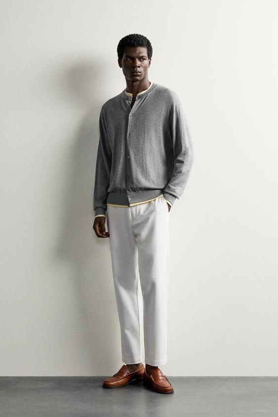 CHINOHOSE MIT STRUKTUR COMFORT - Weiß von Zara - Bild 0