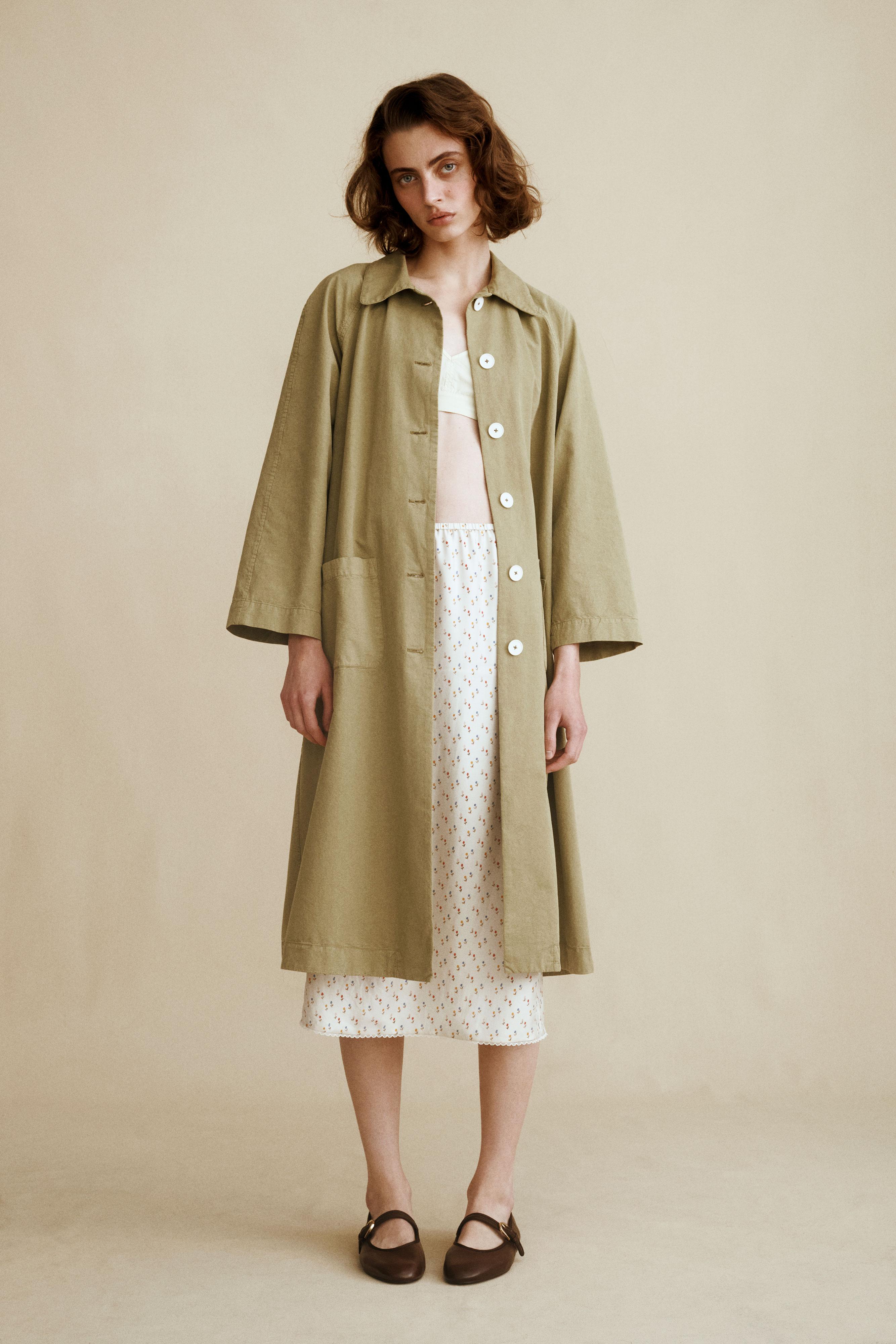 LEATHER BALLET FLATS CREATED BY CARAMEL LONDON X ZARA — Brown