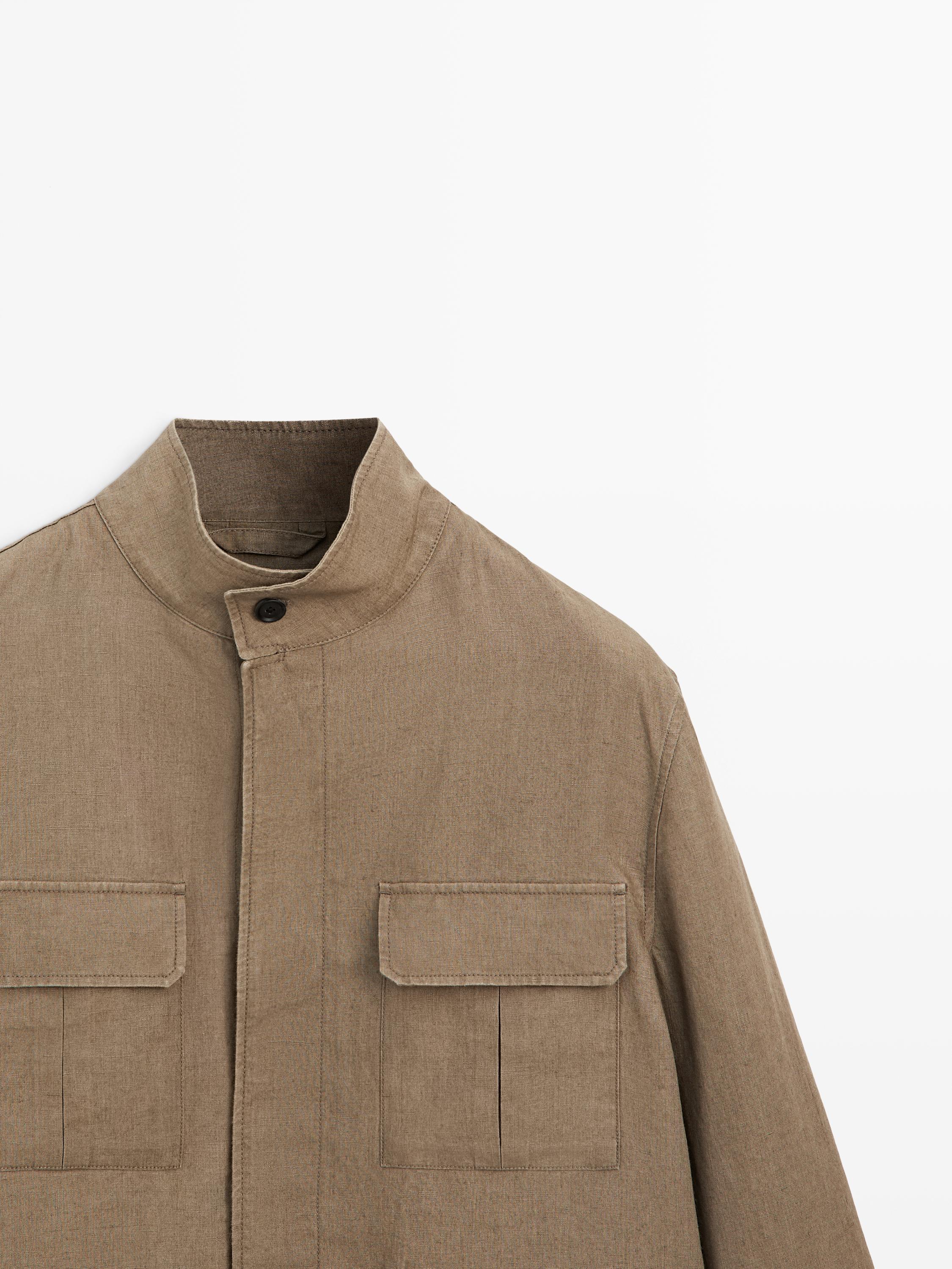 100% linen Safari jacket