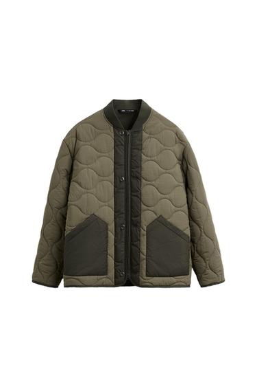 CONTRAST PUFFER JACKET