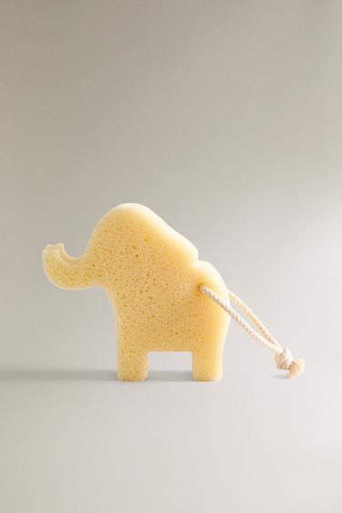 CHILDREN'S ELEPHANT SPONGE - Light beige by Zara - Image 0