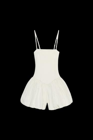COMBINED VOLUME JUMPSUIT - Ecru by Zara