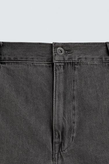 MINI SHORT EN JEAN - Charbon de Zara - Image 9
