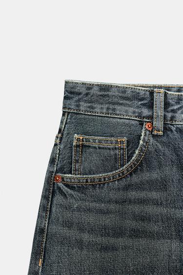 JEAN TRF EXTRA WIDE LEG TAILLE HAUTE - Bleu de Zara - Image 7