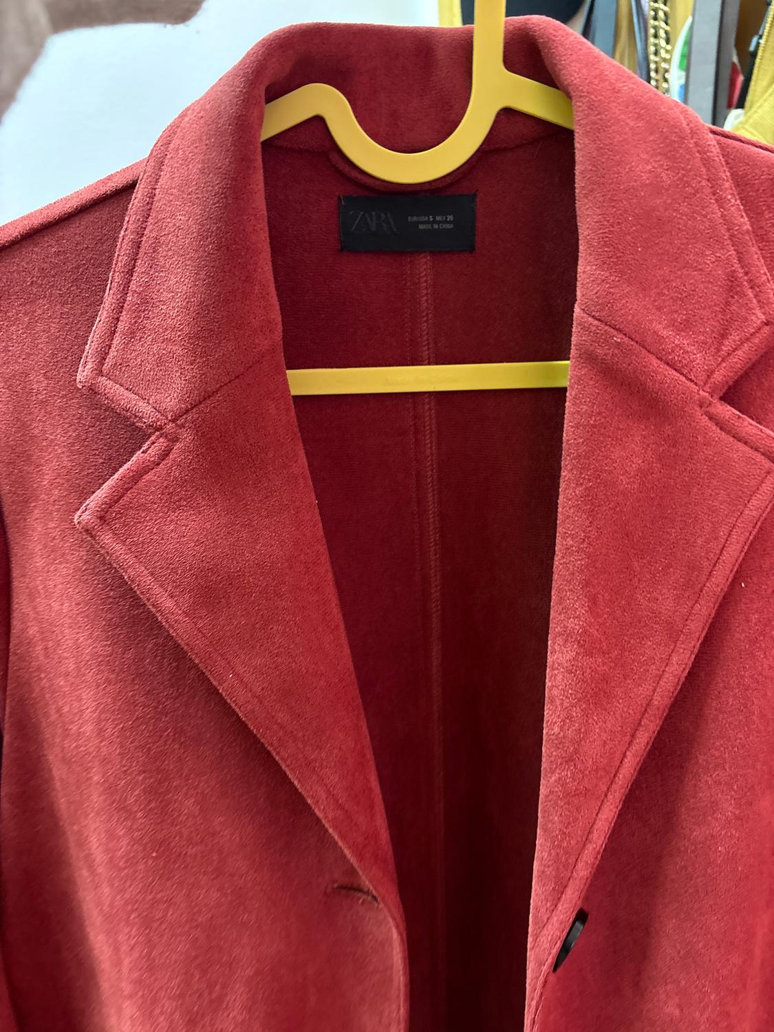 FAUX SUEDE FROCK COAT - Image 3