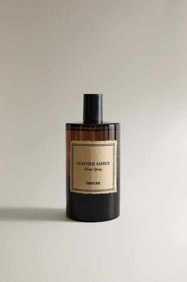 (200 ML) DIFFUSEUR EN SPRAY LEATHER AMBER - Noir de Zara - Image 1