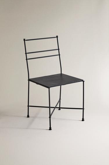 Zara FORGED CHAIR - Black