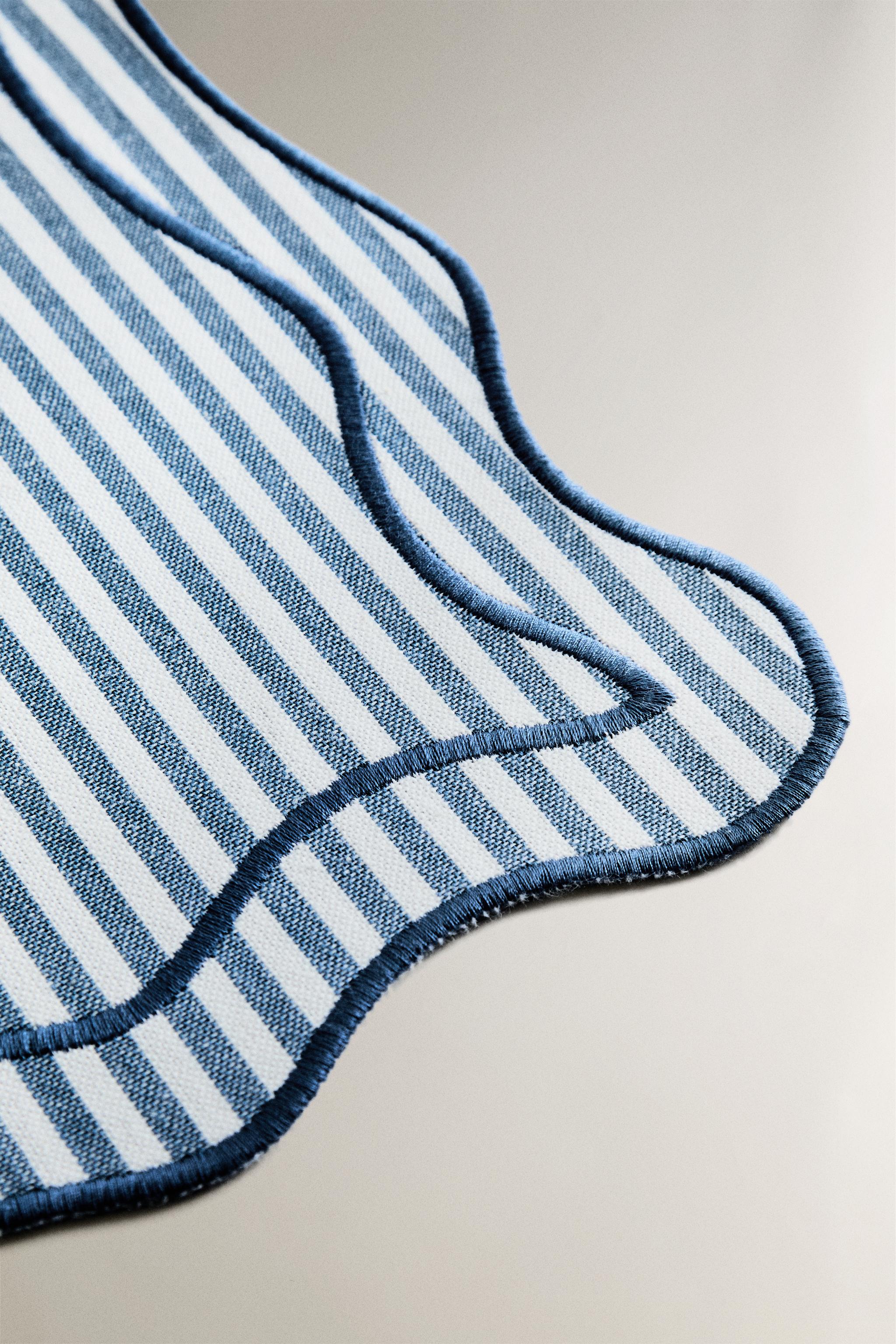 SET DE TABLE RAYURES VAGUES