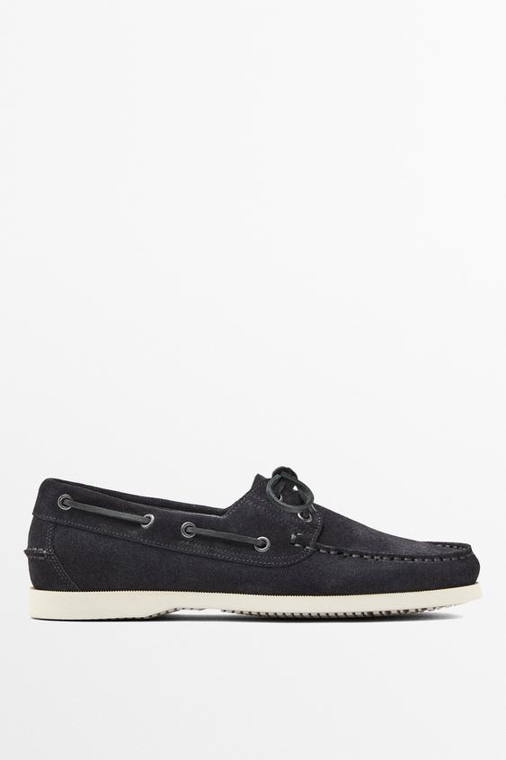 Leather deck shoes from Zara - $220