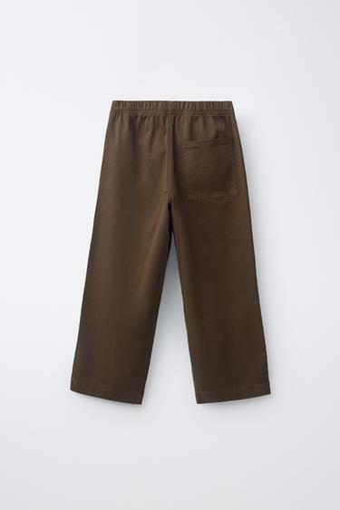 BALLOON CARGO PANTS — Brown 2