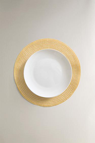 PACK OF ROUND PLACEMATS (PACK OF 2) - Curry by Zara - Image 3