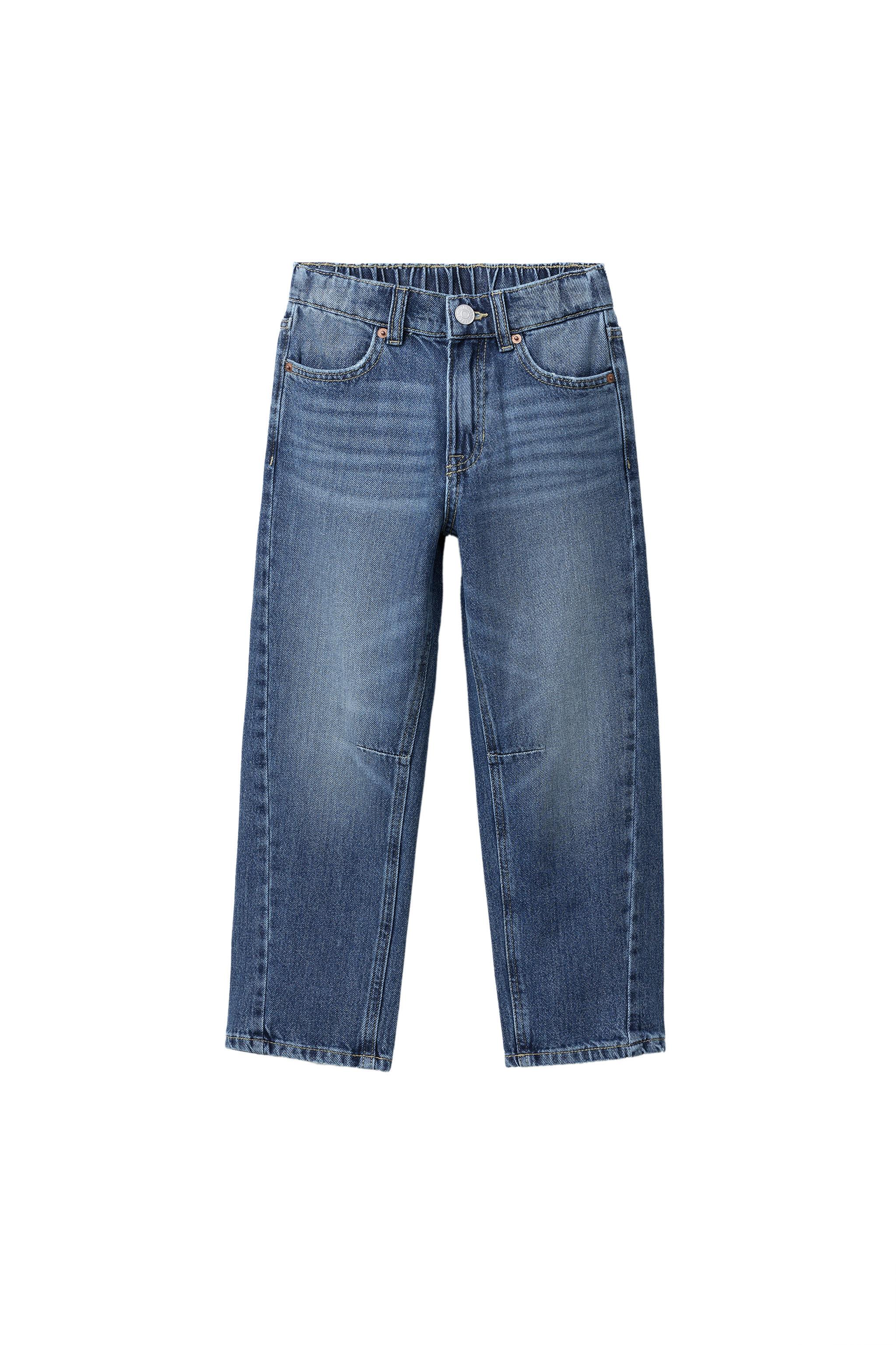 バギーデニムパンツ - ミディアムブルー | ZARA Japan / 日本