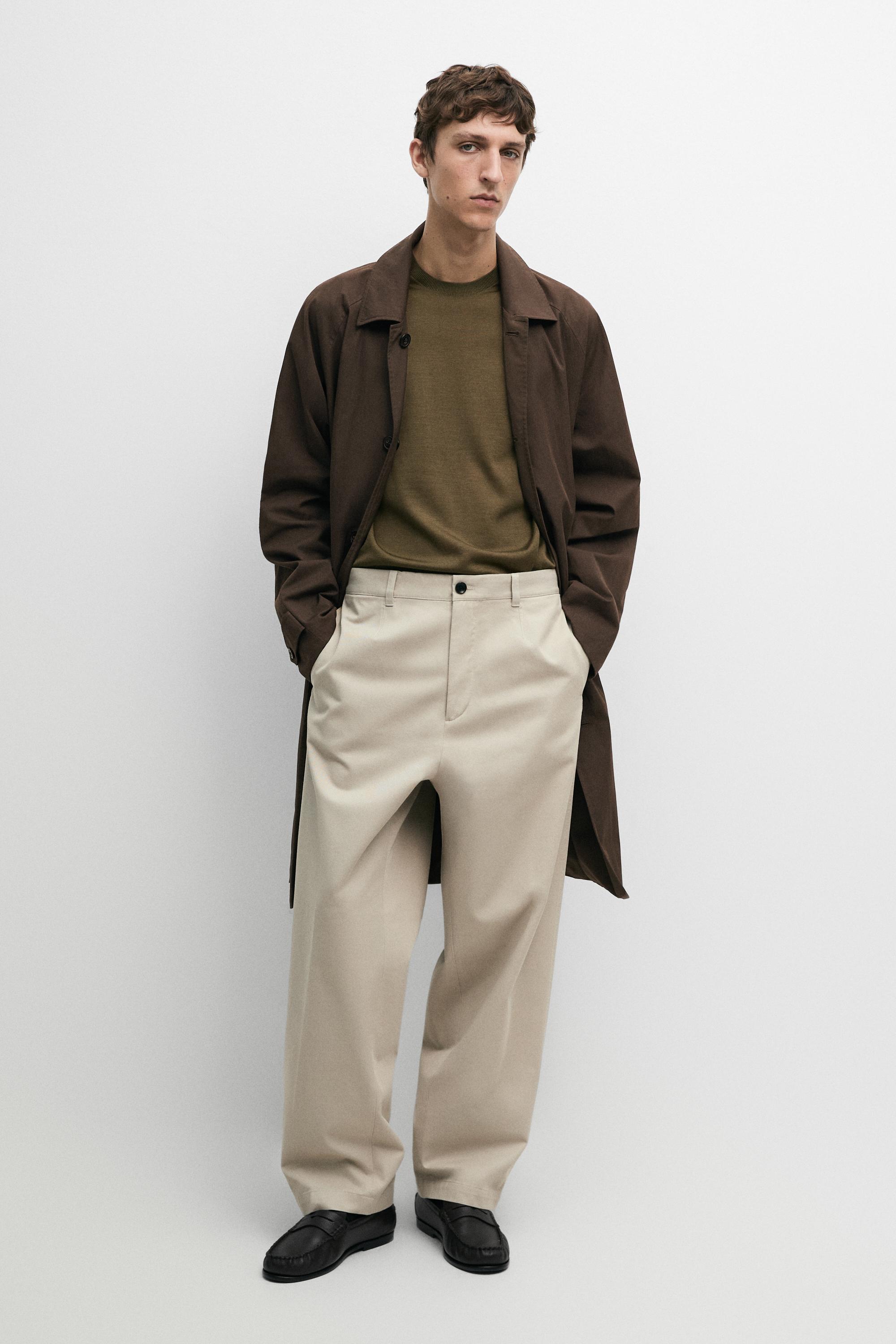 Barrel fit pants with darts