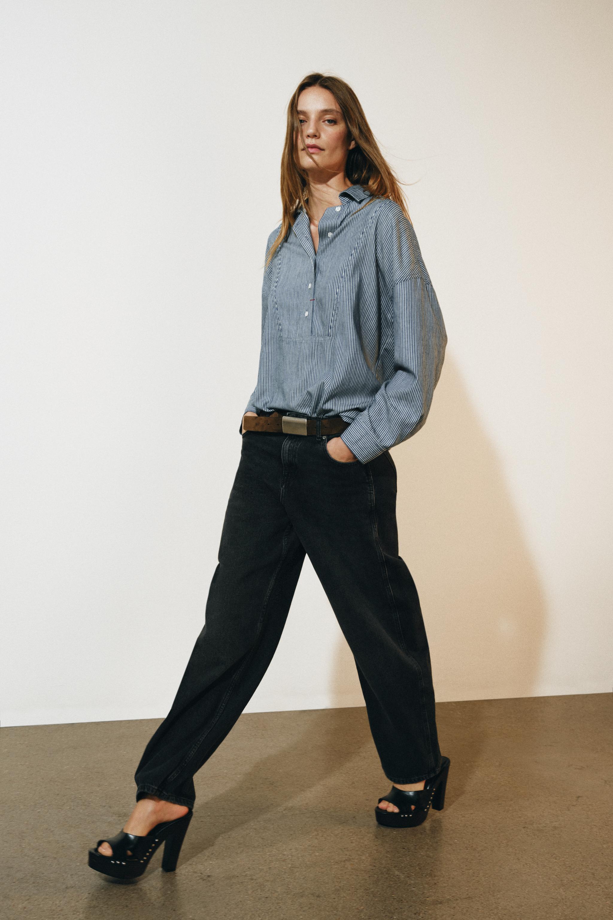 ZW COLLECTION STRIPED SHIRT — striped