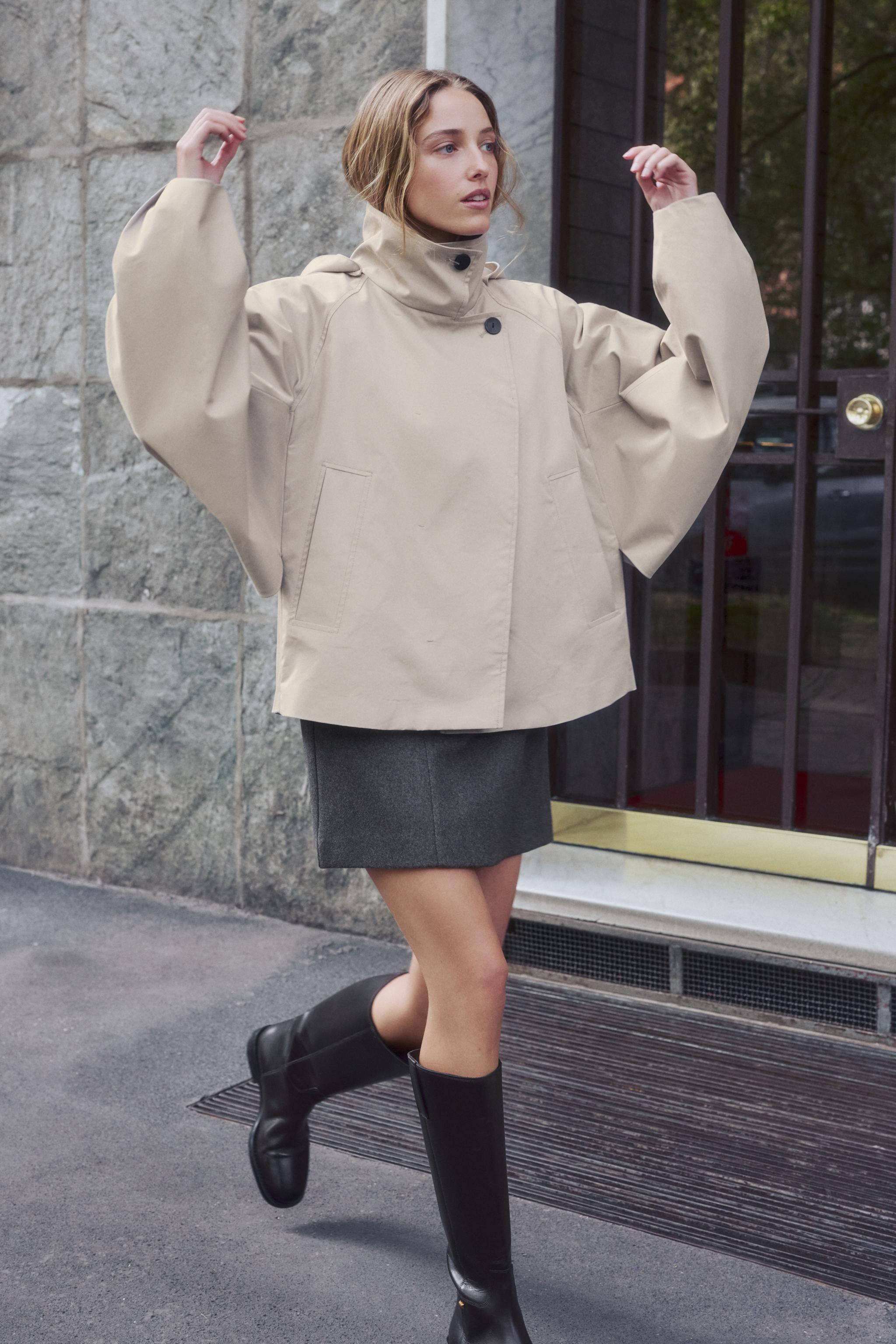 ZW COLLECTION WATER-REPELLENT CROPPED PARKA