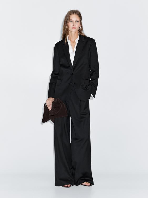 Extra fine two-button wool blazer