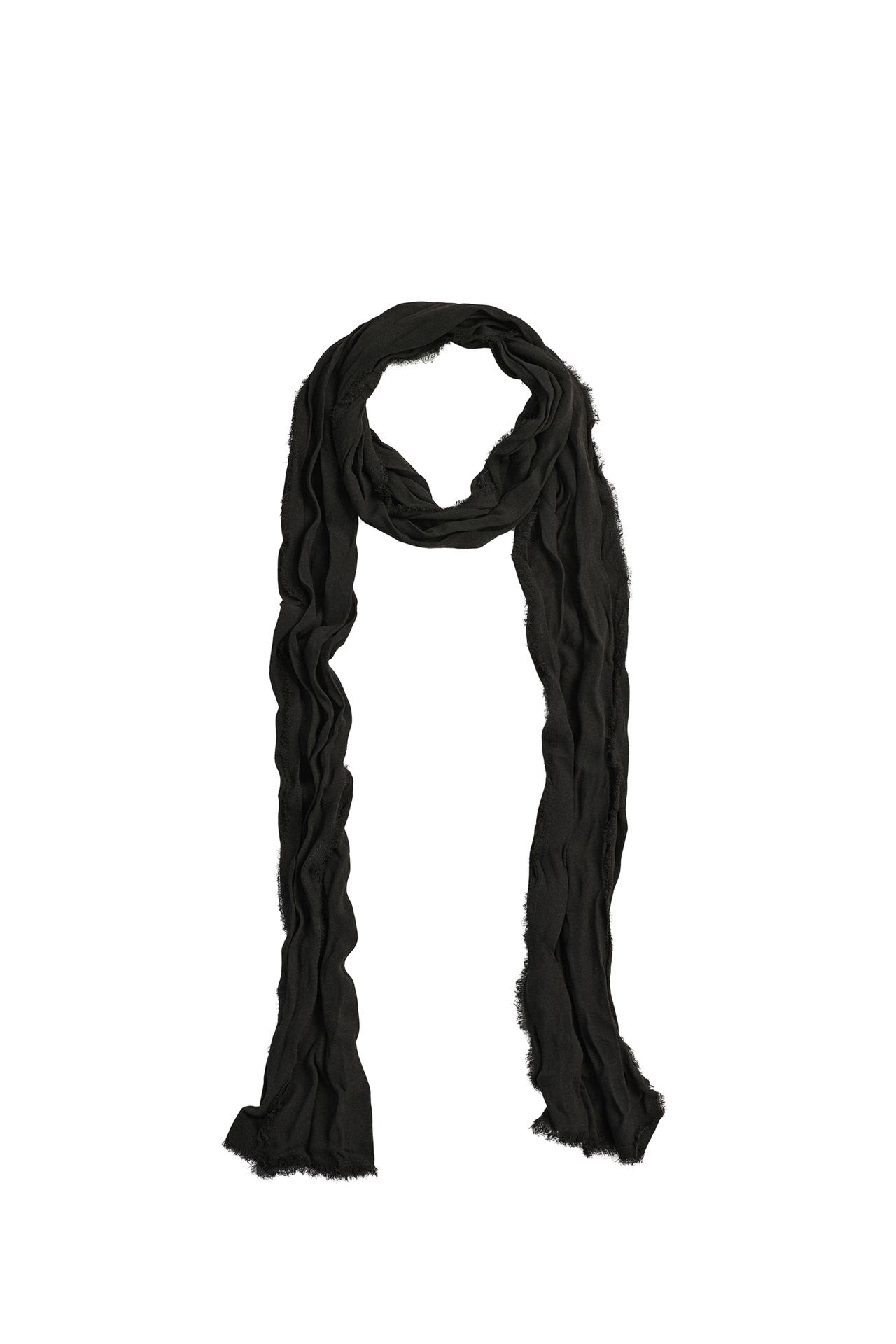 CREASED-EFFECT FOULARD