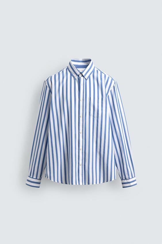 REGULAR FIT STRIPED SHIRT from Zara - $59.90