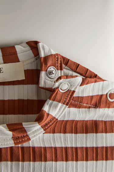 KIDS’ STRIPED BEACH RASH GUARD - Brick by Zara - Image 3