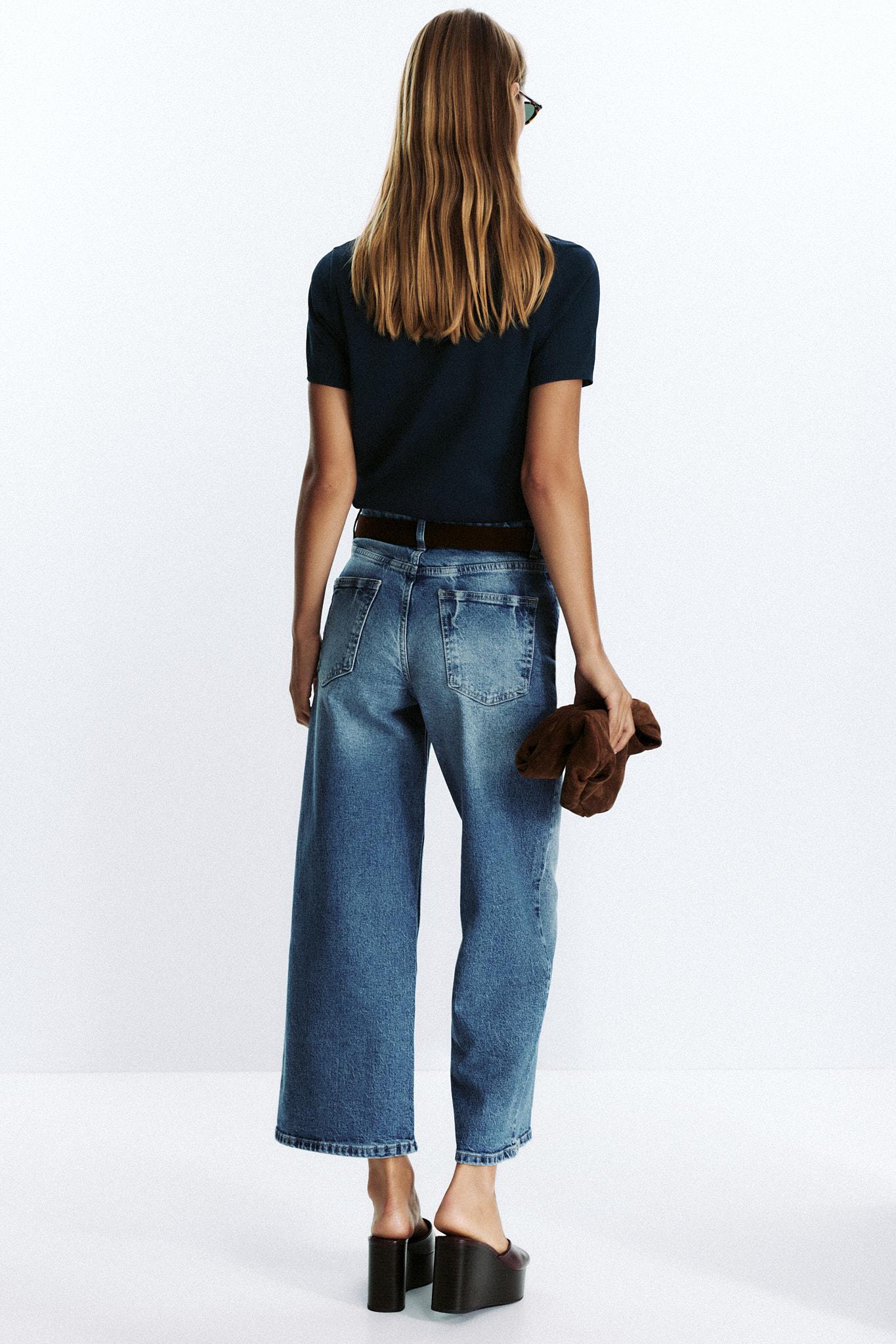 KEMERLİ Z1975 YÜKSEK BEL CULOTTE JEAN - Görsel 6