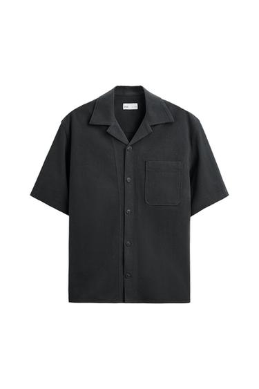 TEXTURED SHIRT WITH POCKET
