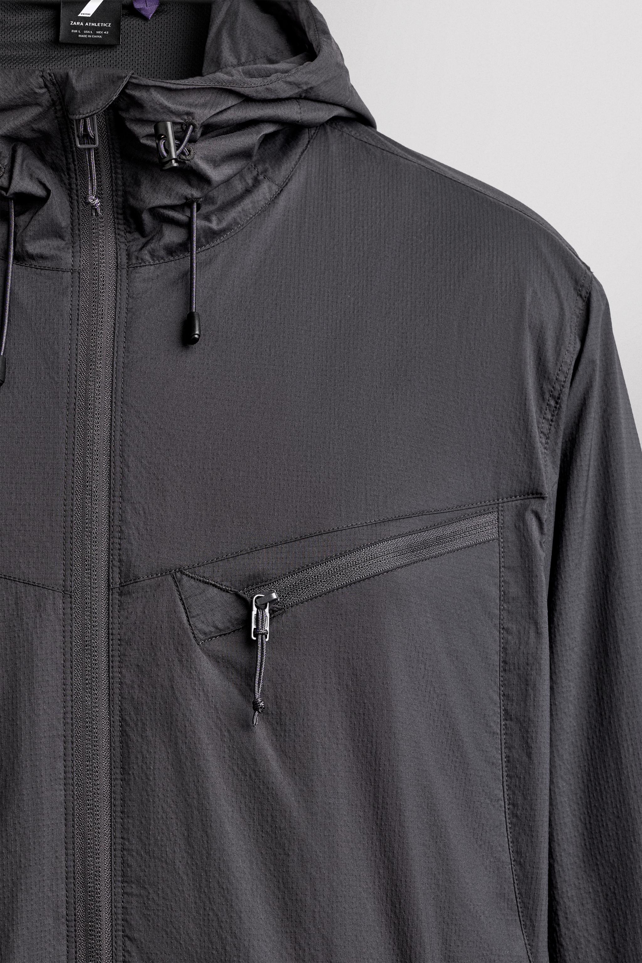 TEXTURED TECHNICAL JACKET