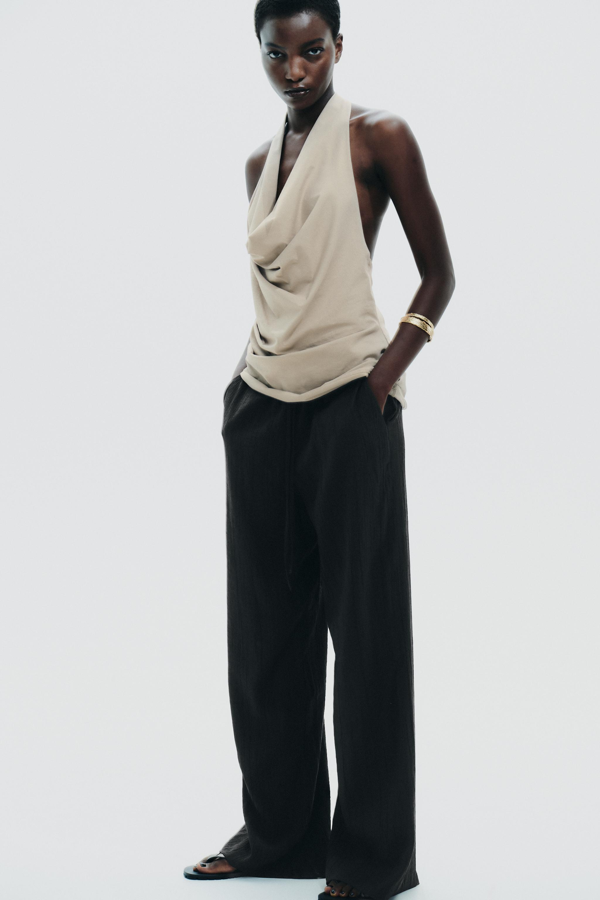 TEXTURED WEAVE PANTS