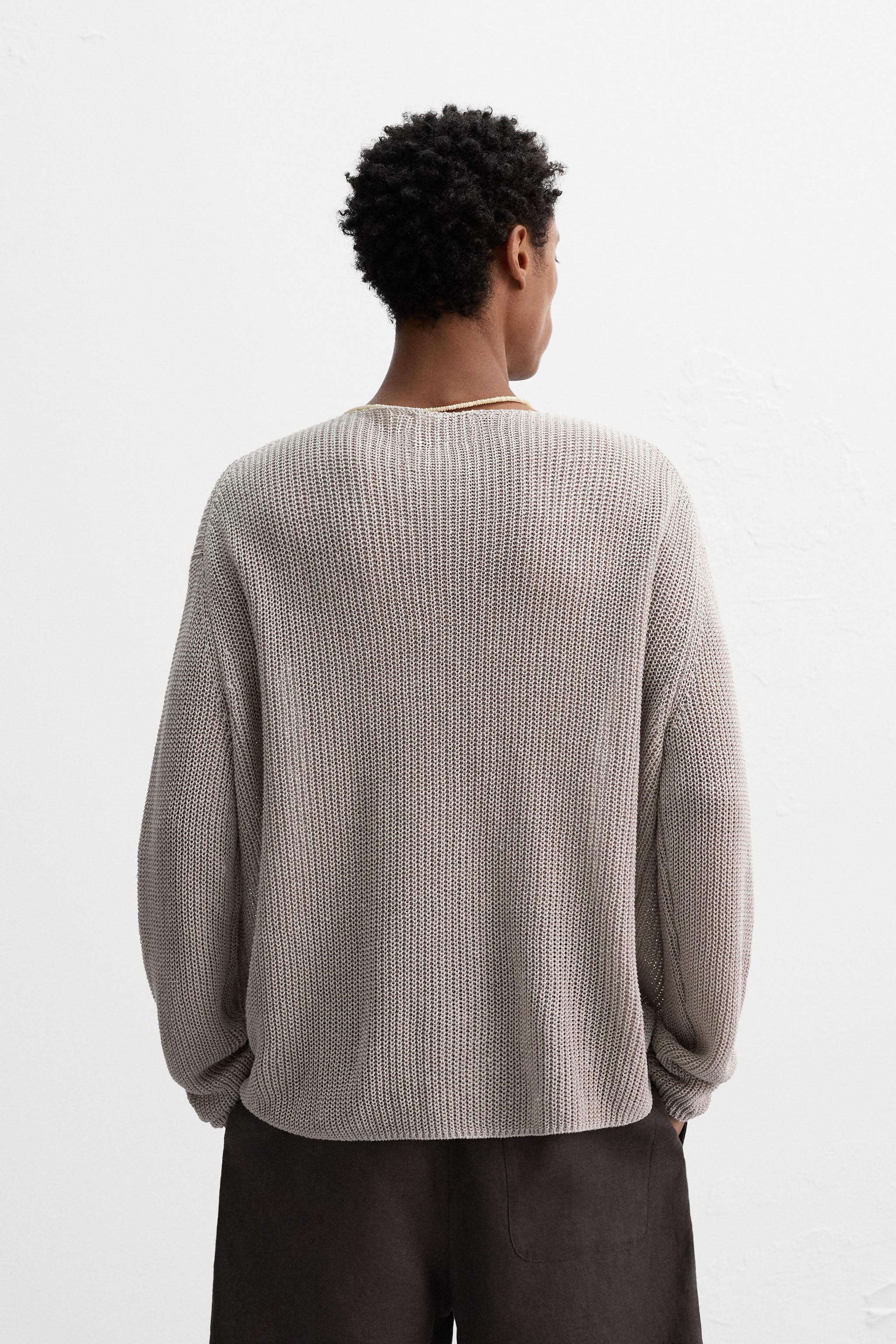 PULL AJOURÉ EN CHANVRE