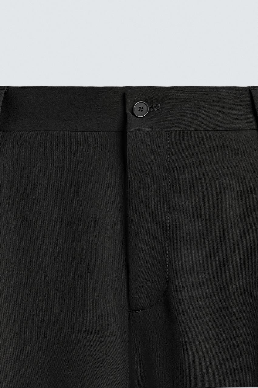 COMFORT PLEATED SUIT PANTS