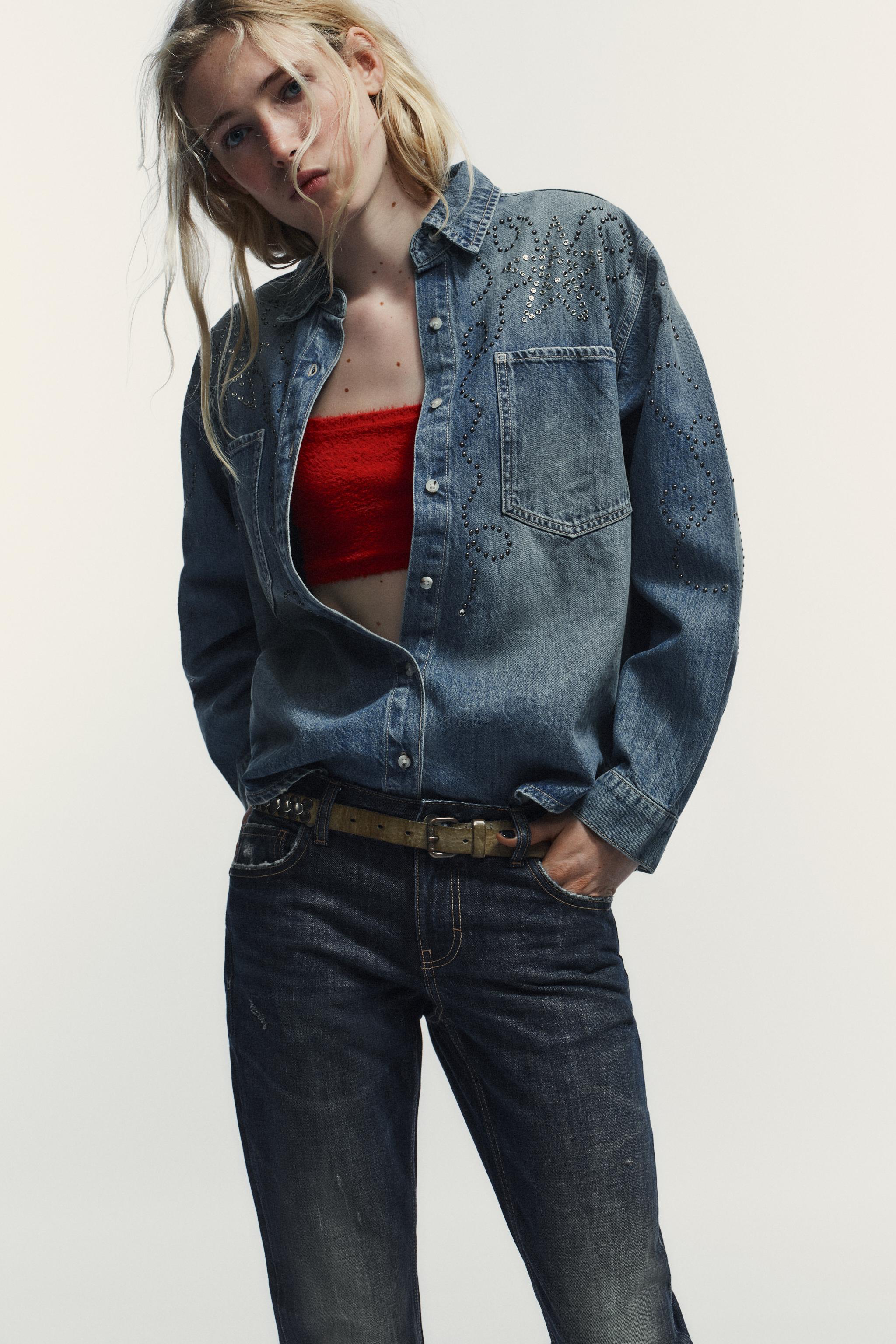 TRF LOW RISE STRAIGHT LEG JEANS