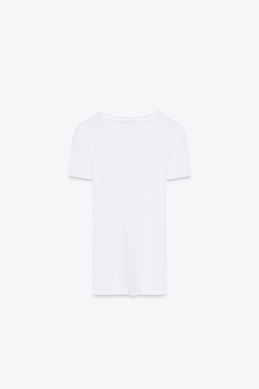 SUPIMA® COTTON T-SHIRT - White by Zara